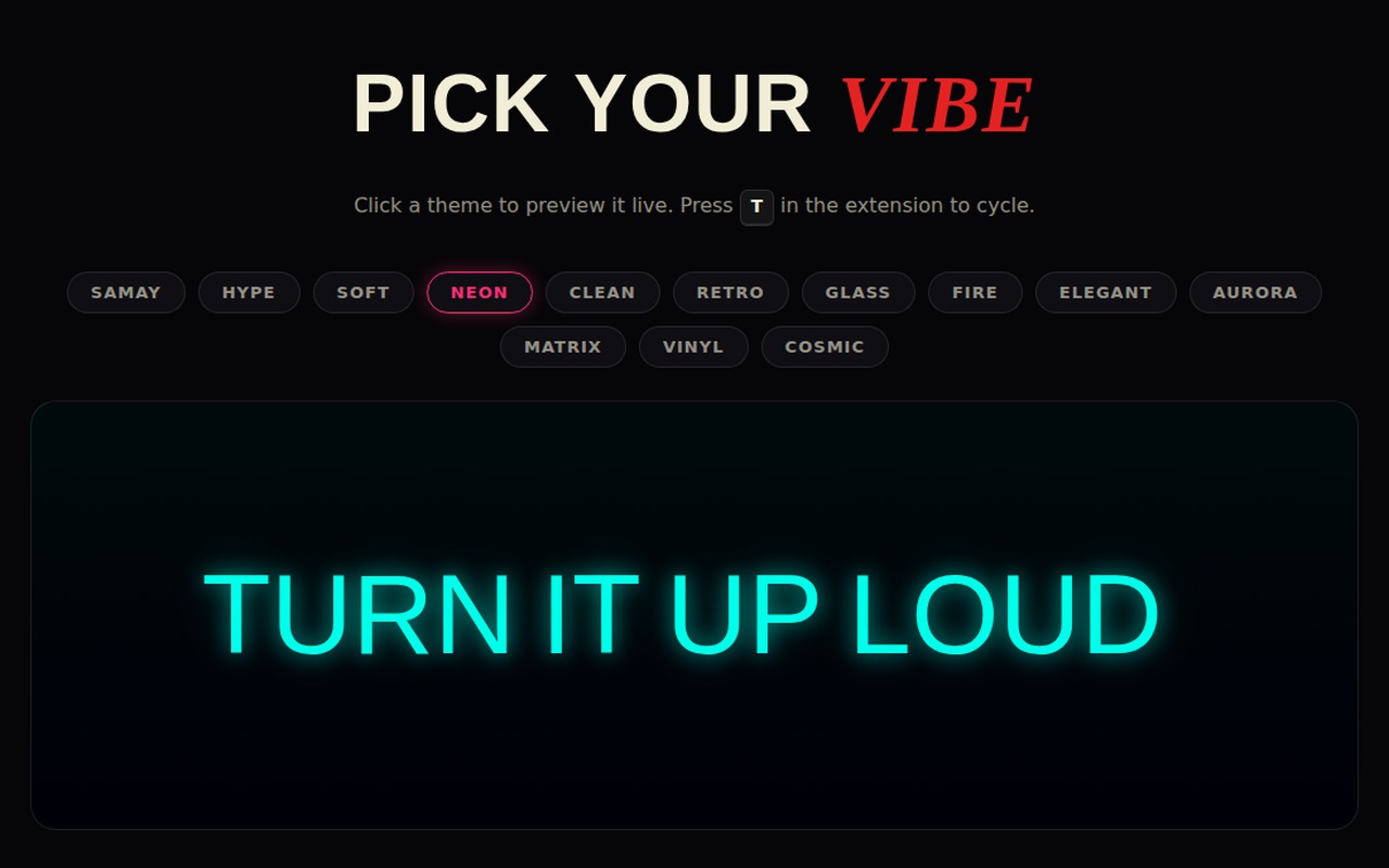 LyricVibe — Kinetic Lyrics Overlay - 截图 3