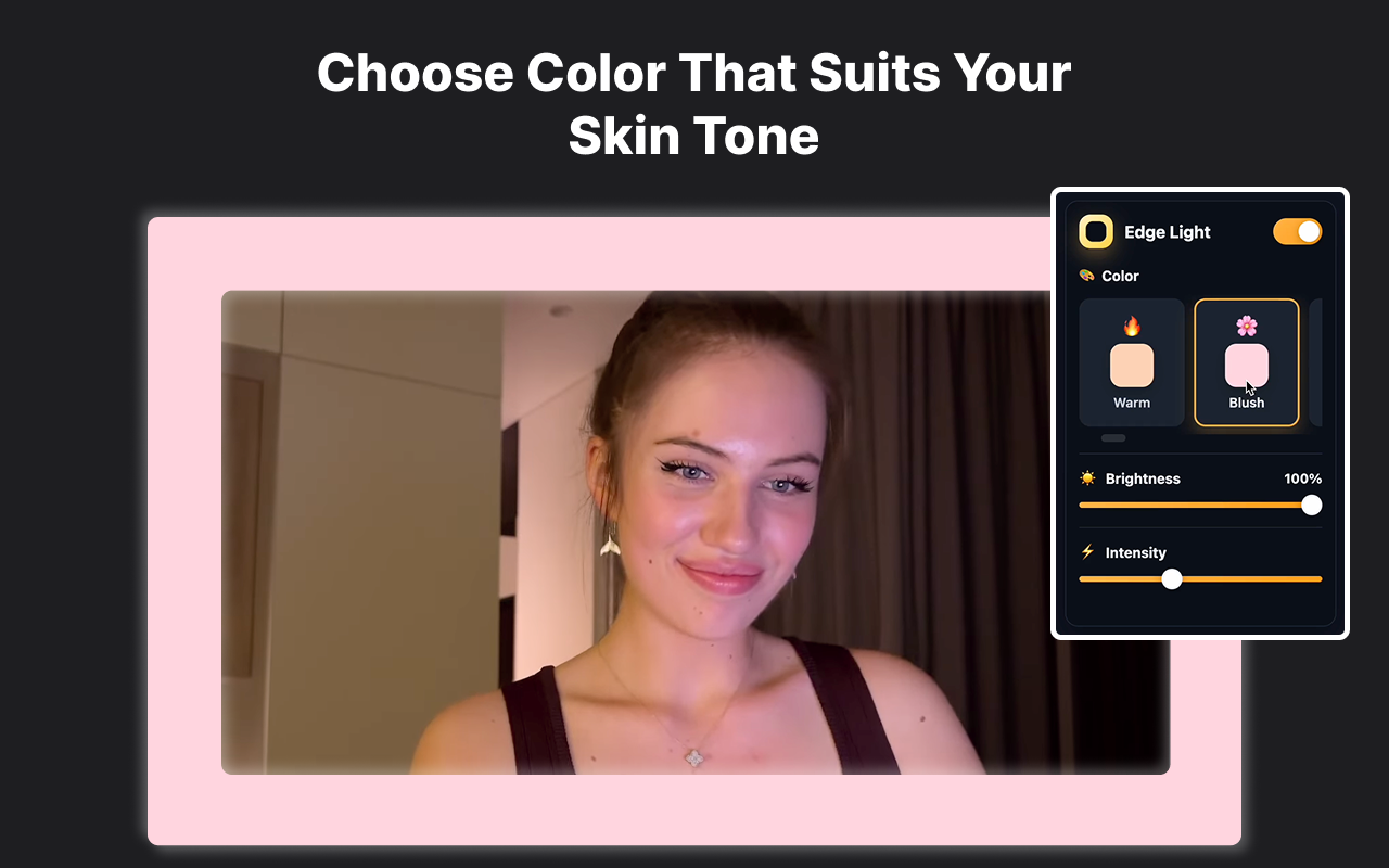 Edge light for video calls - 截图 3