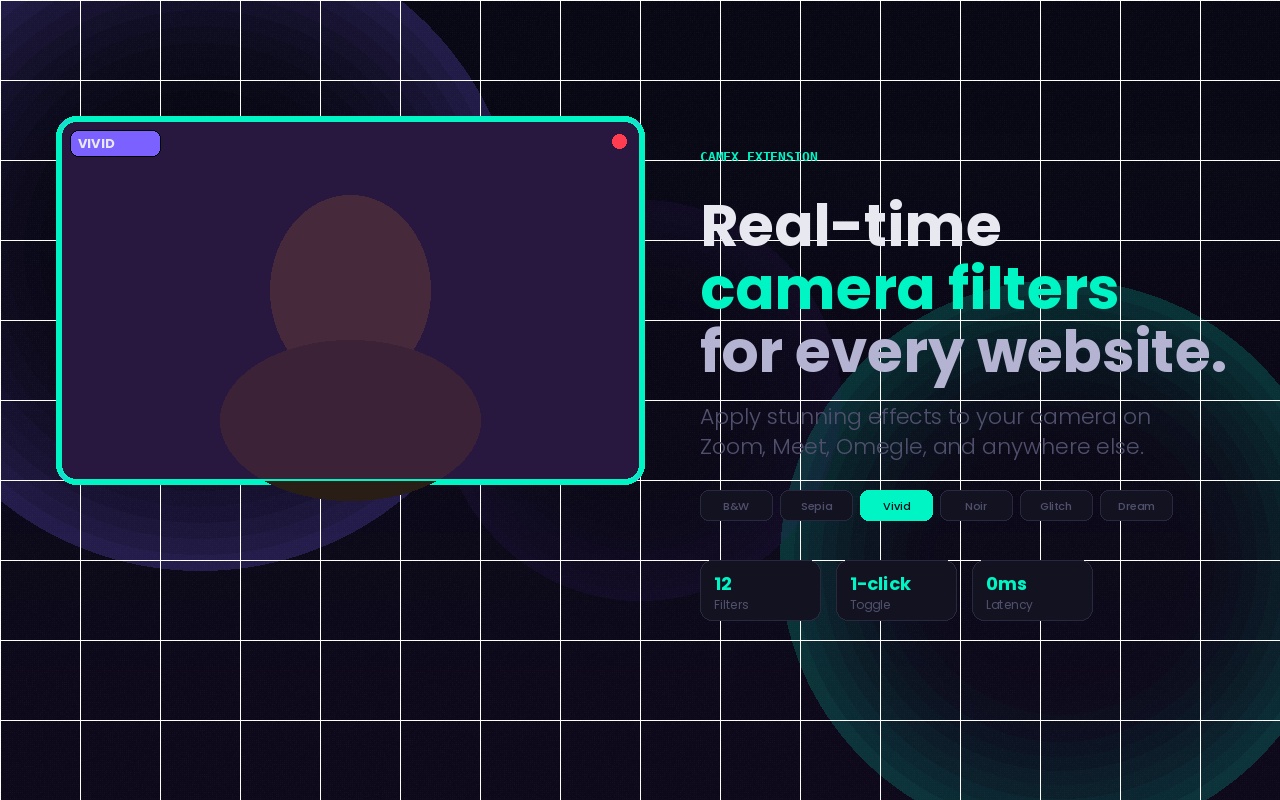 CamFX — Camera Filters & Face Overlays - 截图 1