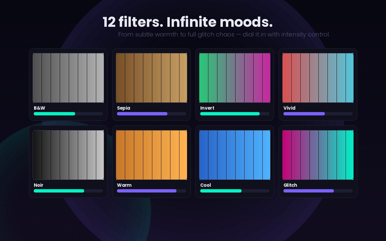 CamFX — Camera Filters & Face Overlays - 截图 3