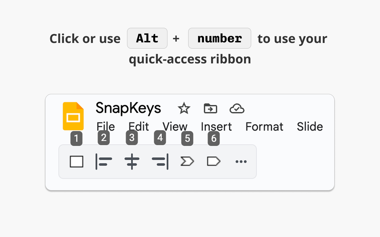 SnapKeys - custom shortcuts for Google Suite - 截图 2