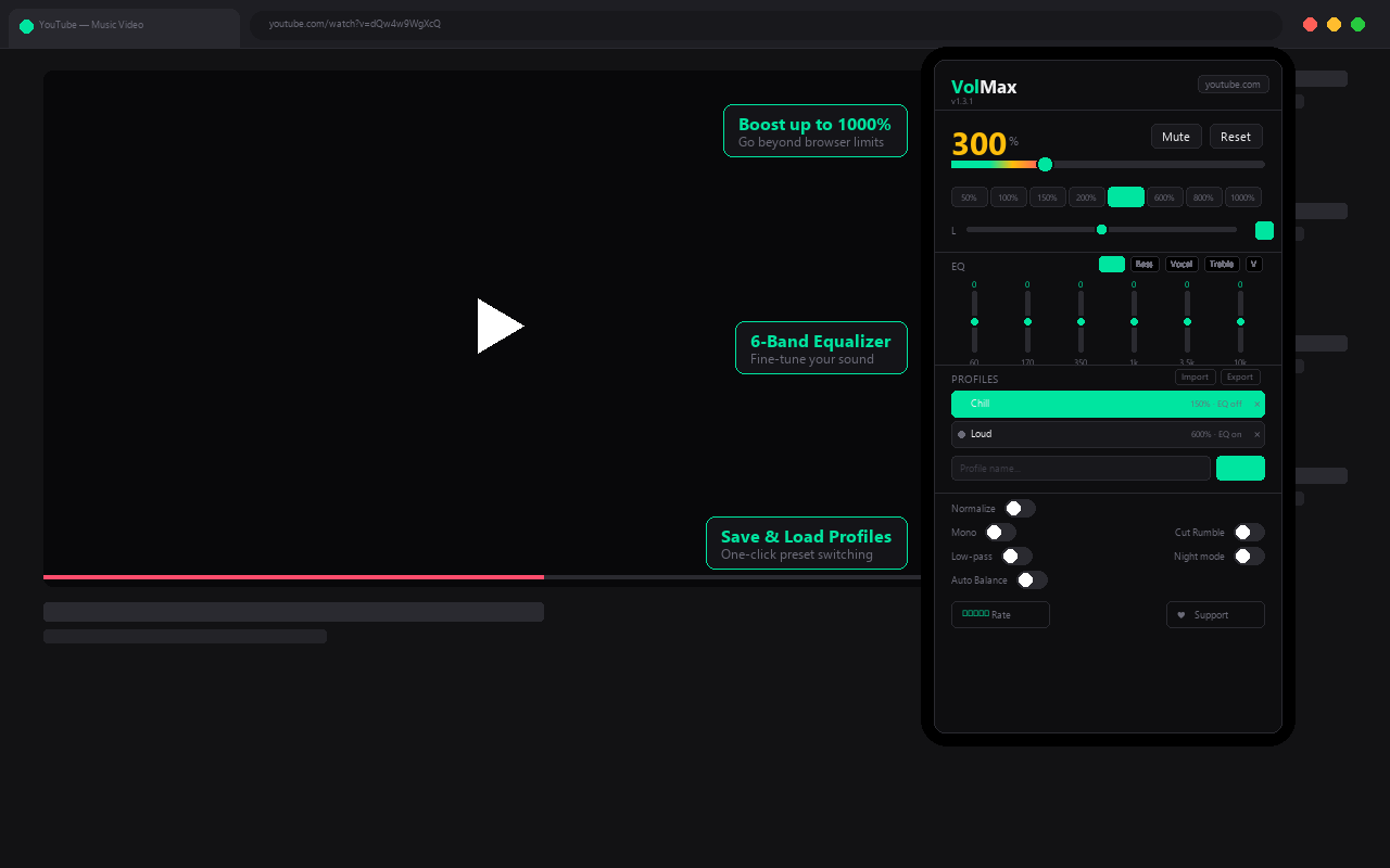 VolMax - Volume Booster & EQ - 截图 1