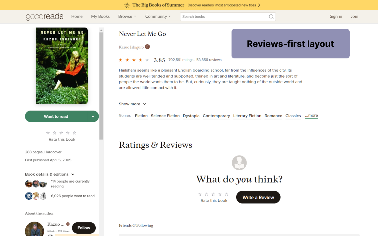 Customize Goodreads Design - 截图 2