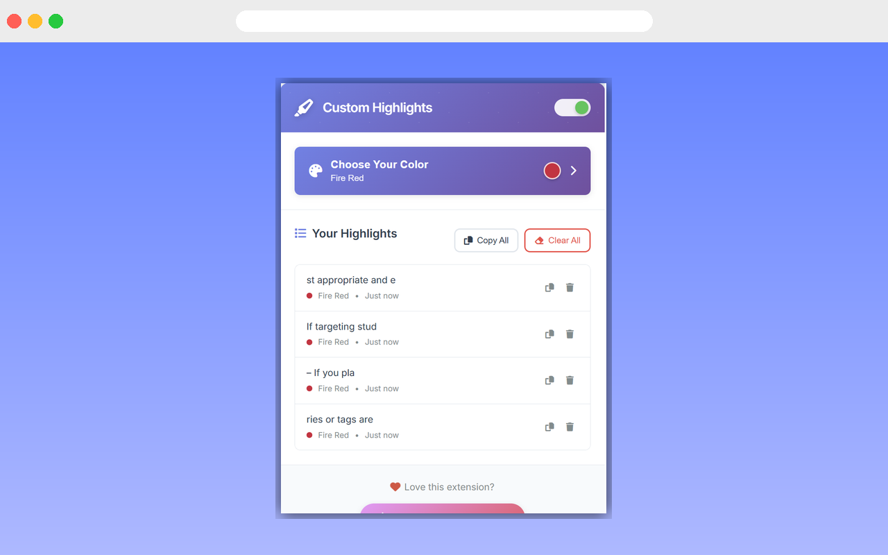 Custom Highlight Colors - 截图 2