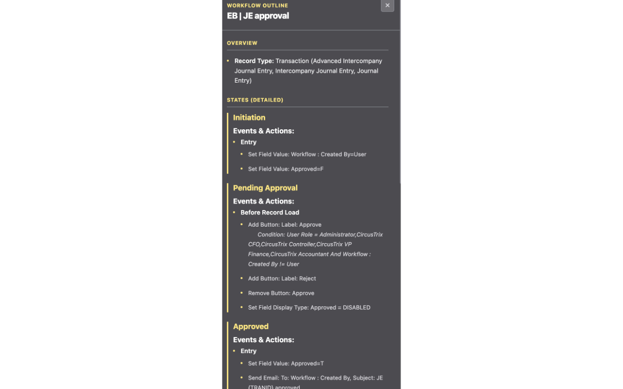 NetSuite Workflow Extractor - 截图 3