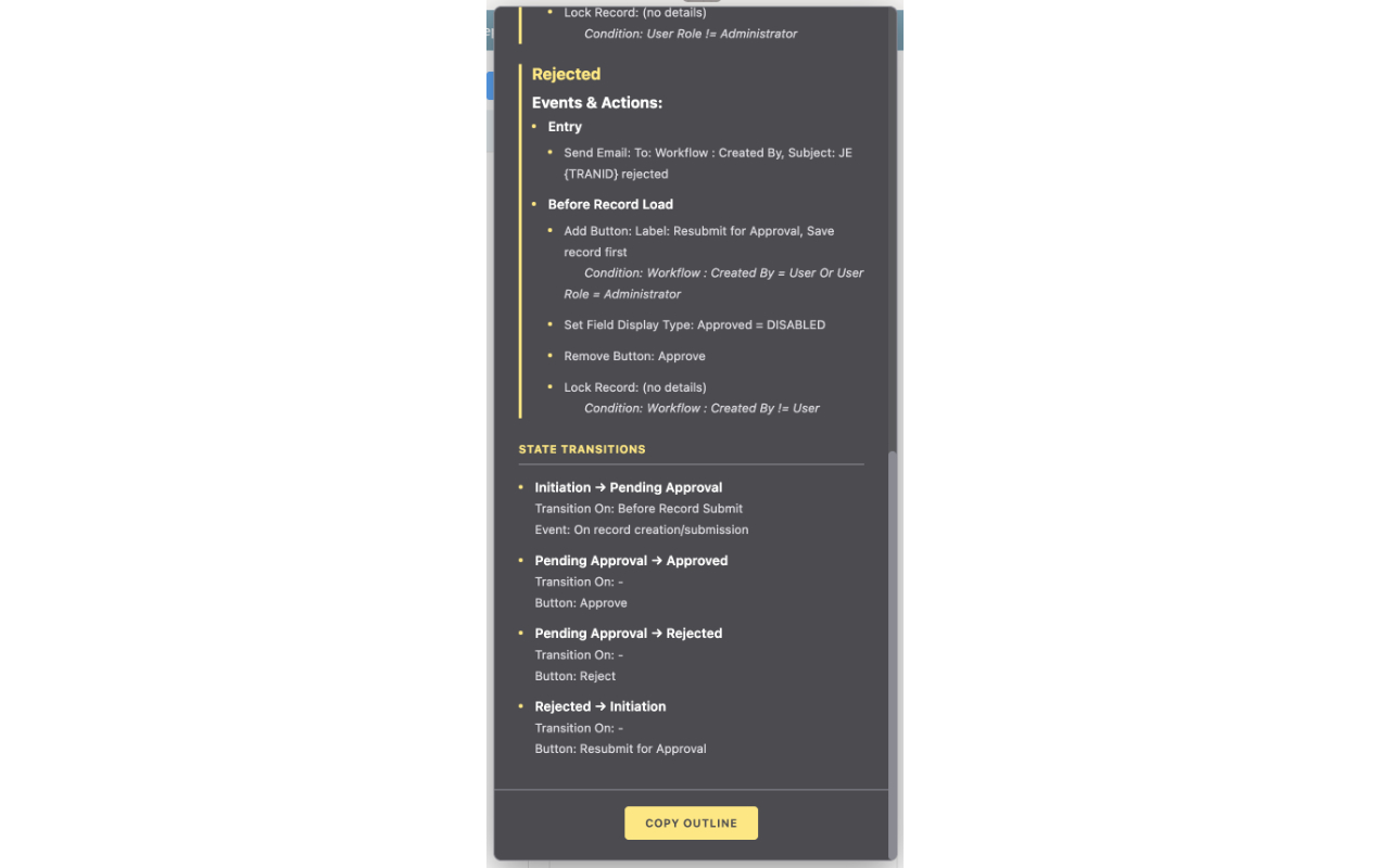 NetSuite Workflow Extractor - 截图 5