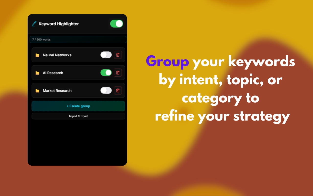 Multi Keyword Highlighter - 截图 3