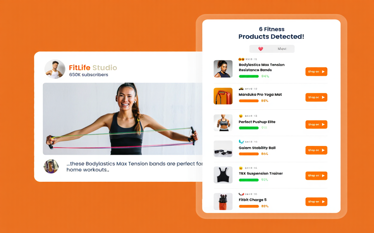 YouTube Product Finder - 截图 1