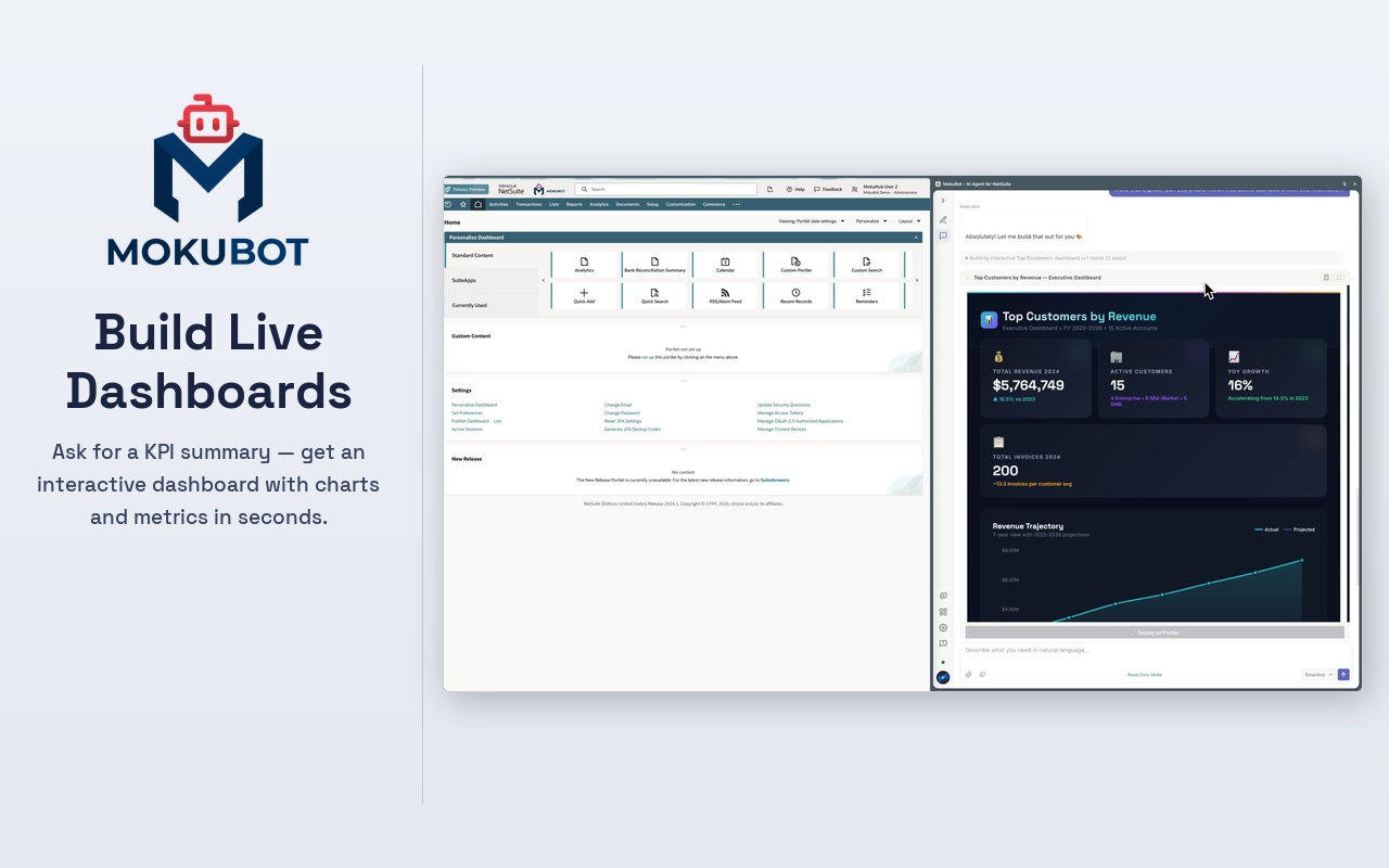 MokuBot - AI Agent for NetSuite - 截图 2