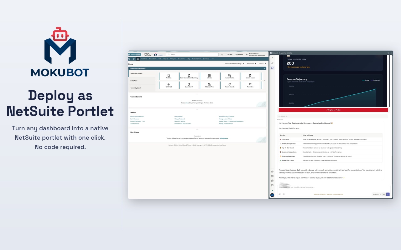 MokuBot - AI Agent for NetSuite - 截图 3