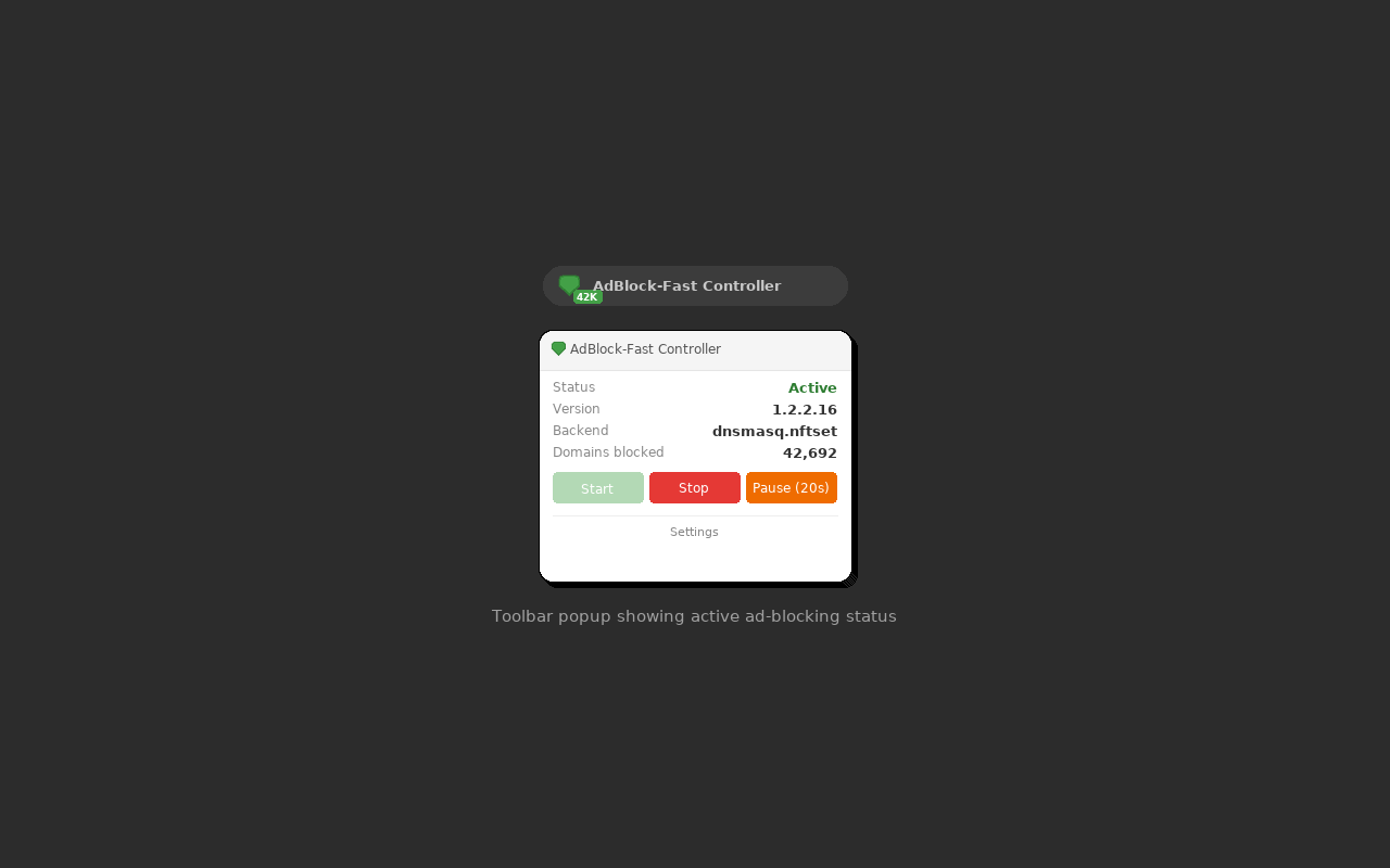 AdBlock-Fast Controller - 截图 2
