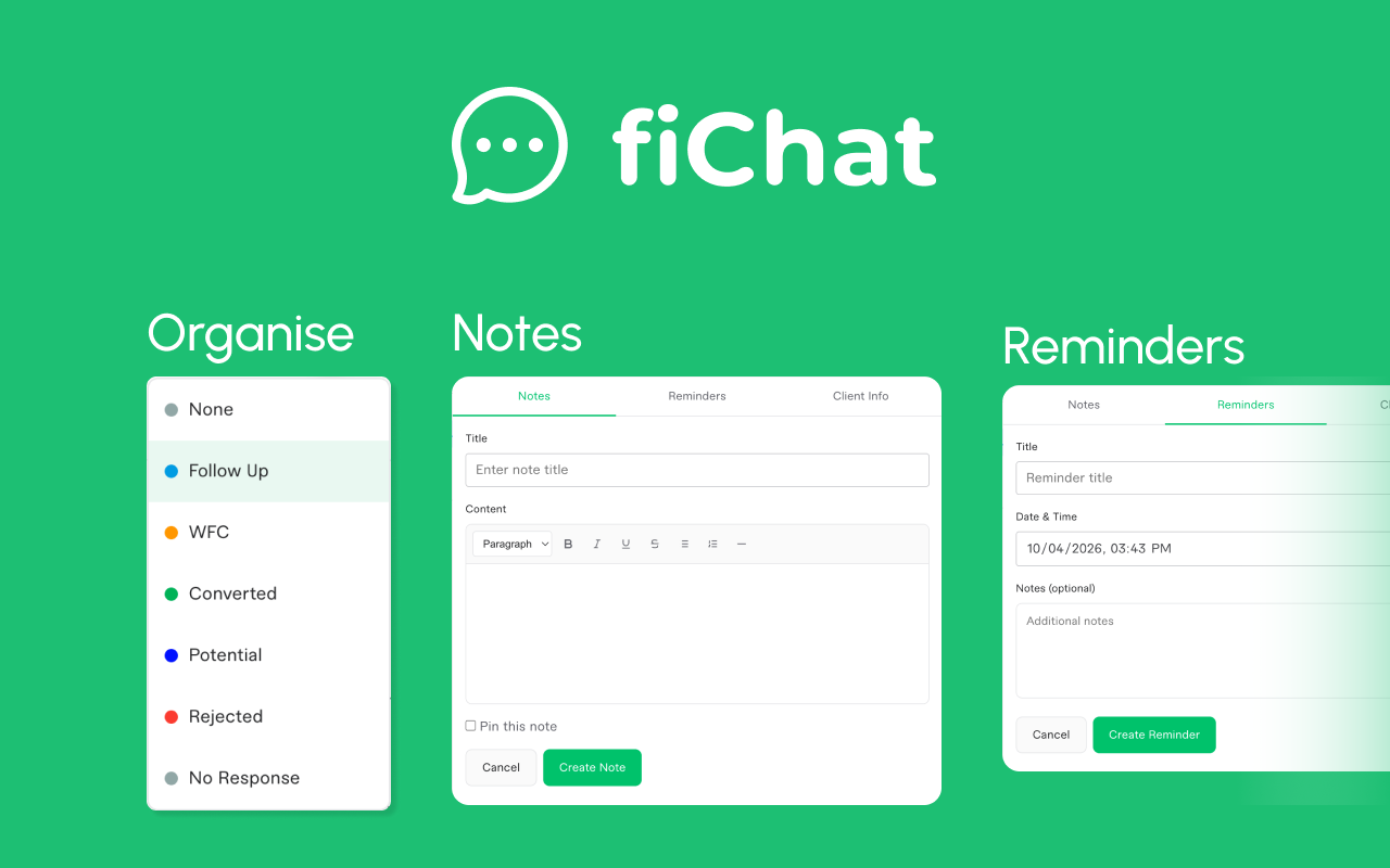 FiChat - Fiverr Chat Notes & CRM - 截图 2