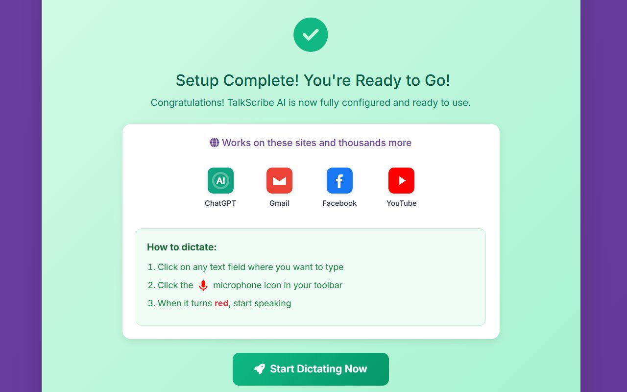 TalkScribe AI - New Gen Speech-to-Text (STT) - 截图 1