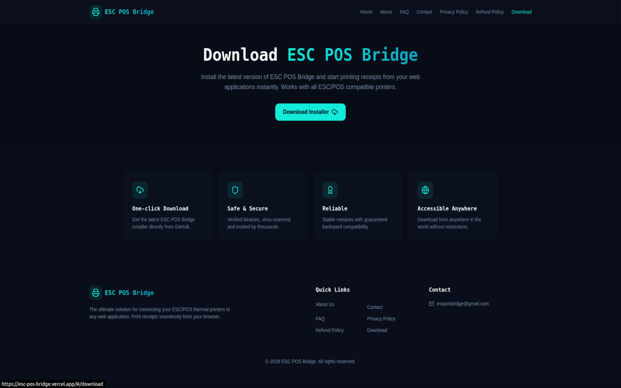 ESC POS Bridge - 截图 2
