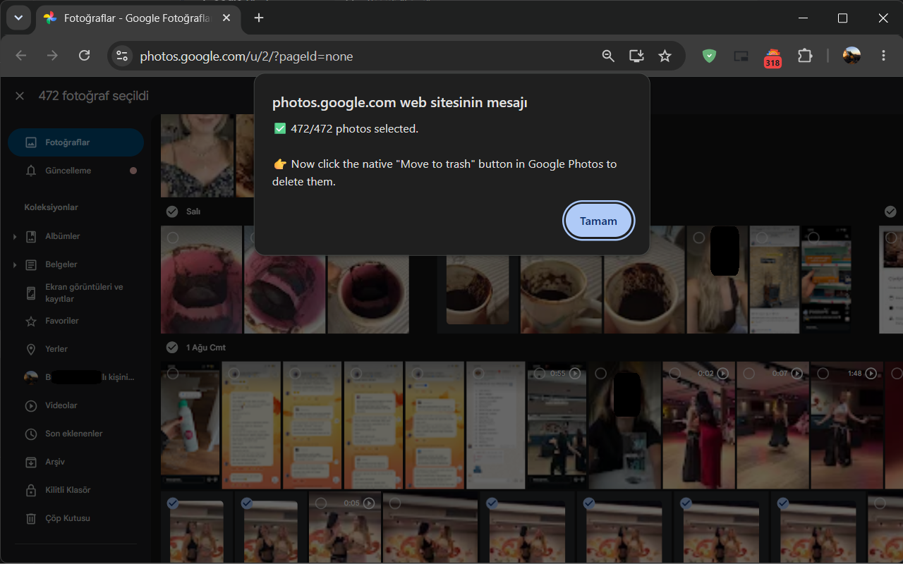 PicSweep — Google 相册和 iCloud 相册重复照片查找器 - 截图 1