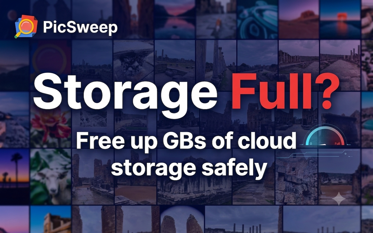 PicSweep — Google 相册和 iCloud 相册重复照片查找器 - 截图 3