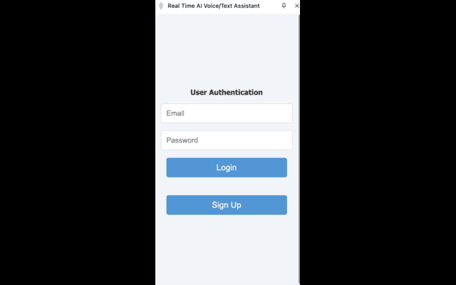 Real Time AI Voice/Text Assistant - 截图 2