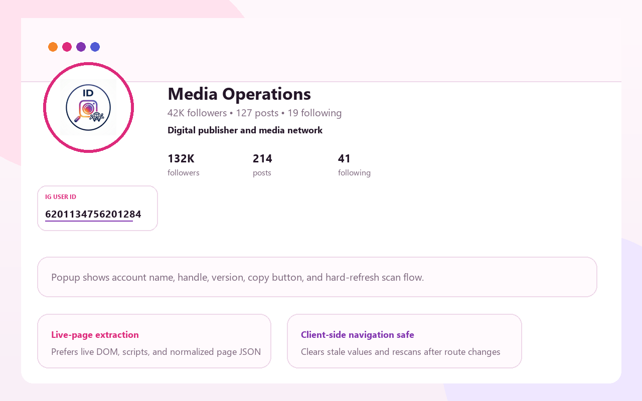Instagram Page ID Finder - 截图 4