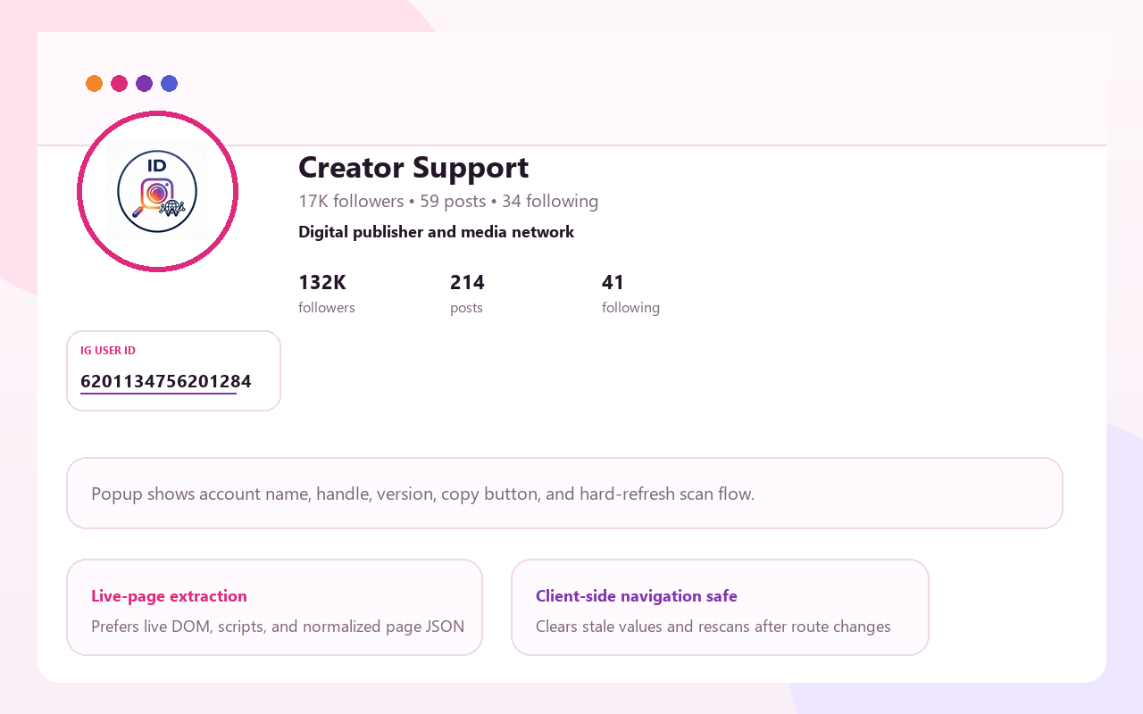 Instagram Page ID Finder - 截图 5
