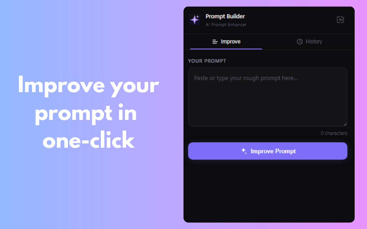 Prompt Builder: AI Prompt Enhancer - 截图 3