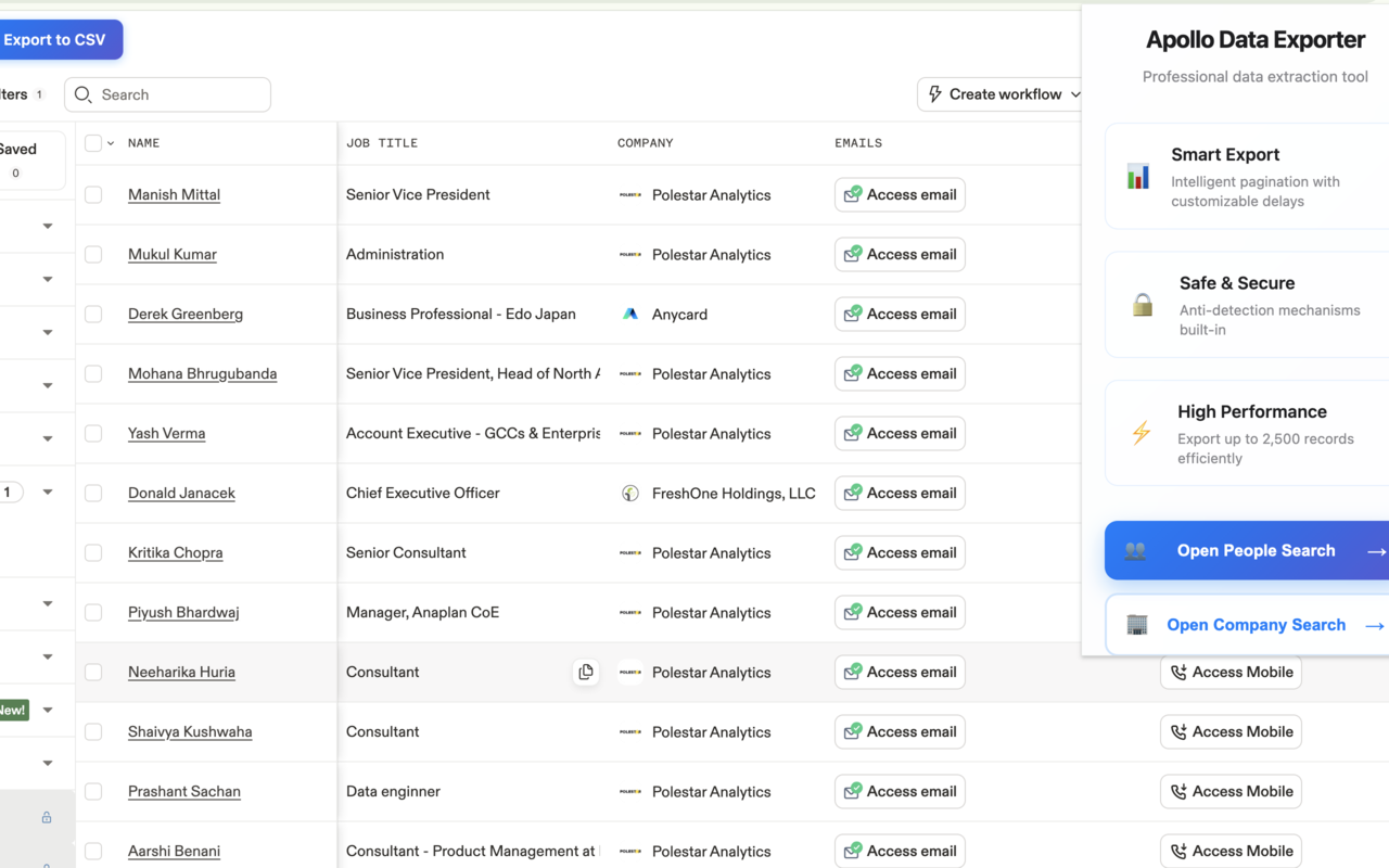 Apollo Data Exporter - 截图 2