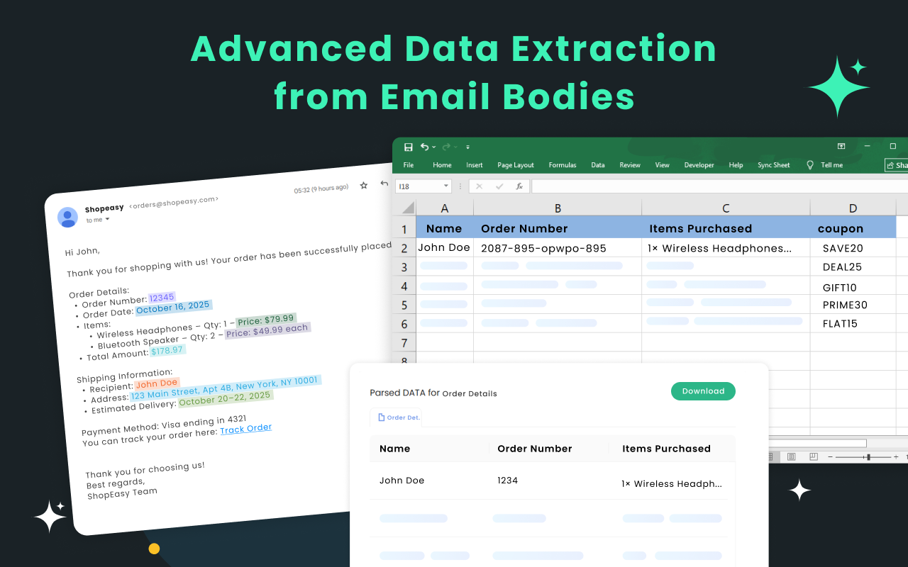 MailTwig – Export Emails, AI Data Parsing & Mail Merge - 截图 2