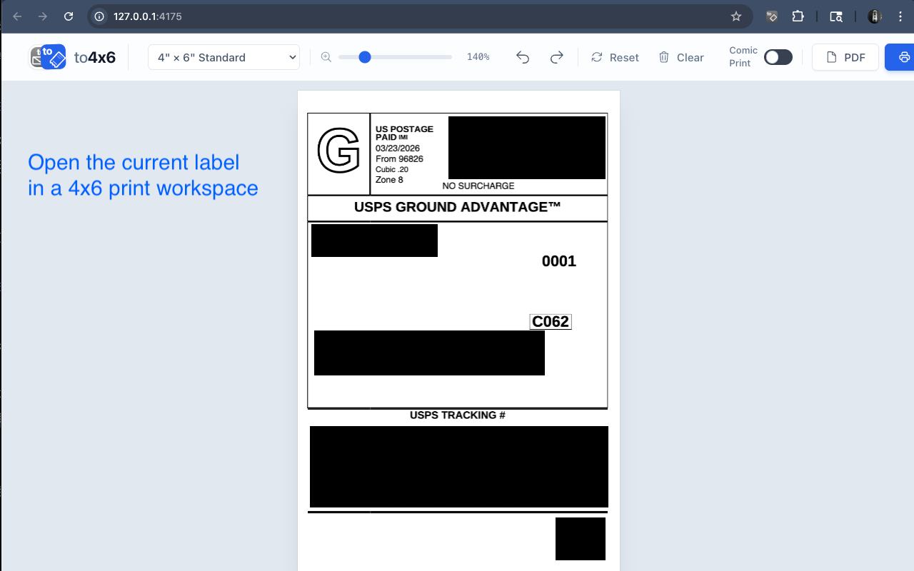 4x6 Shipping Label Printer for eBay - 截图 3