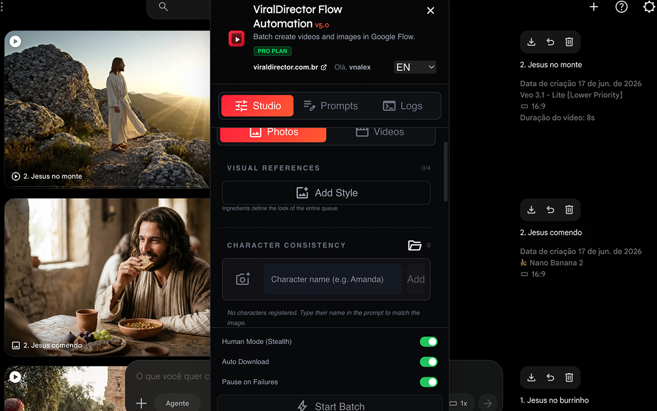 ViralDirector (Flow Extension) - 截图 4