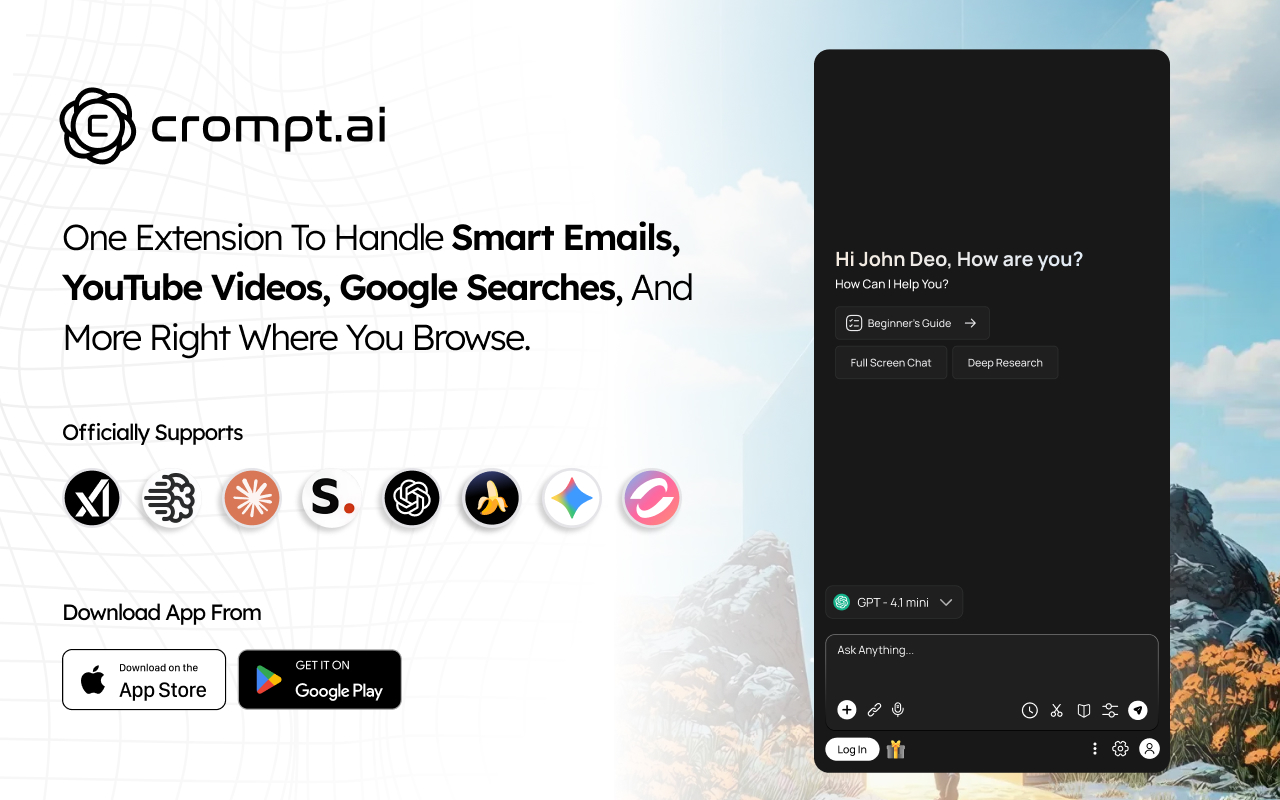 Crompt AI: One Platform That Brings GPT, Claude, Gemini & More Together - 截图 3