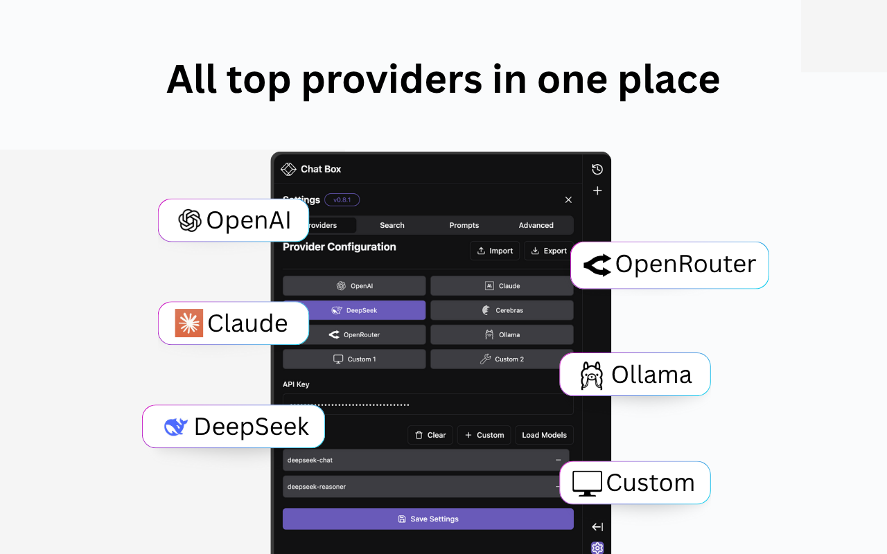 Sen Chat: AI Sidebar - Chat with all AI models - 截图 4