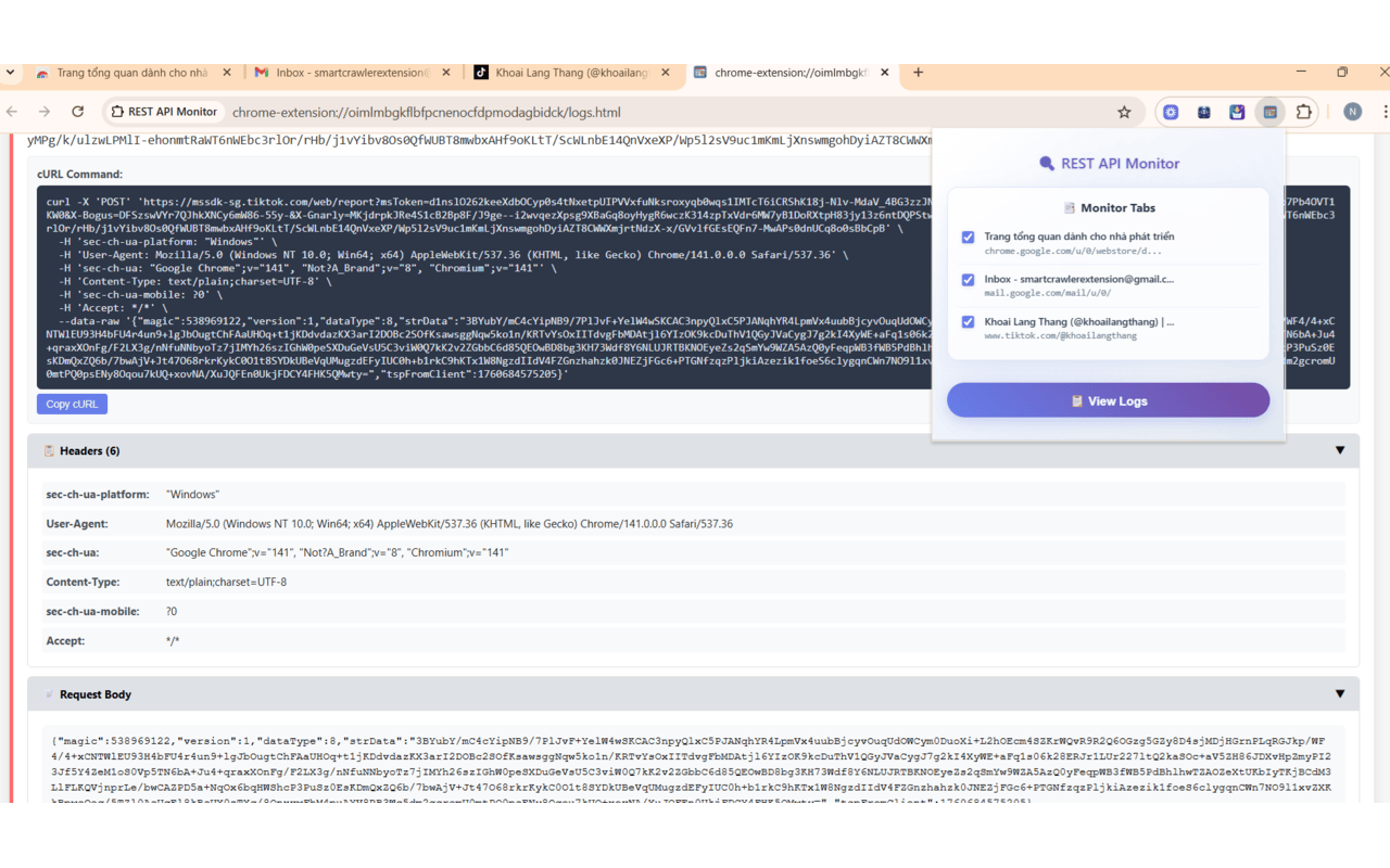 REST API Monitor - 截图 1