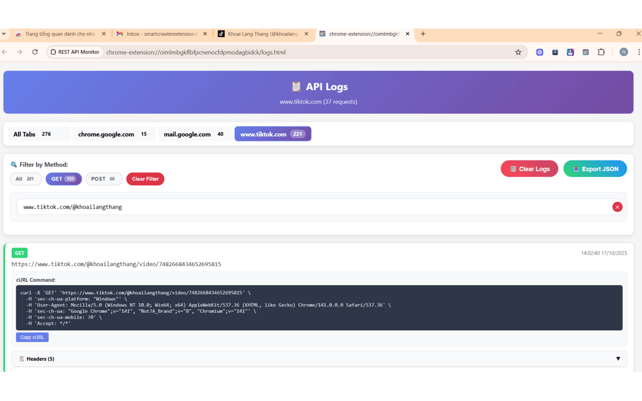 REST API Monitor - 截图 2