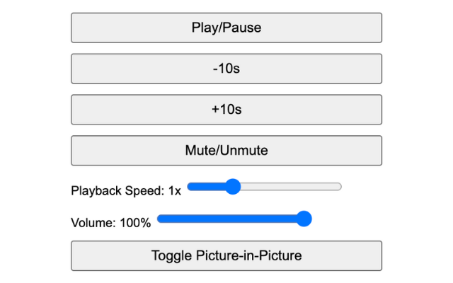 Picture-in-picture Video Player - 截图 1