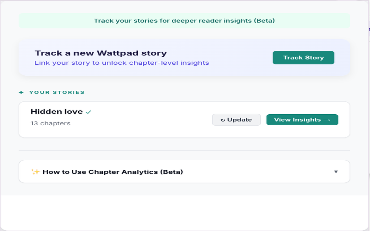 Writer Analytics - 截图 2