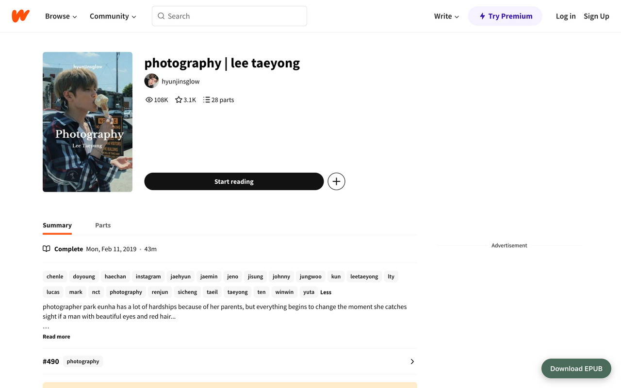 LibSpace Wattpad Downloader - 截图 2