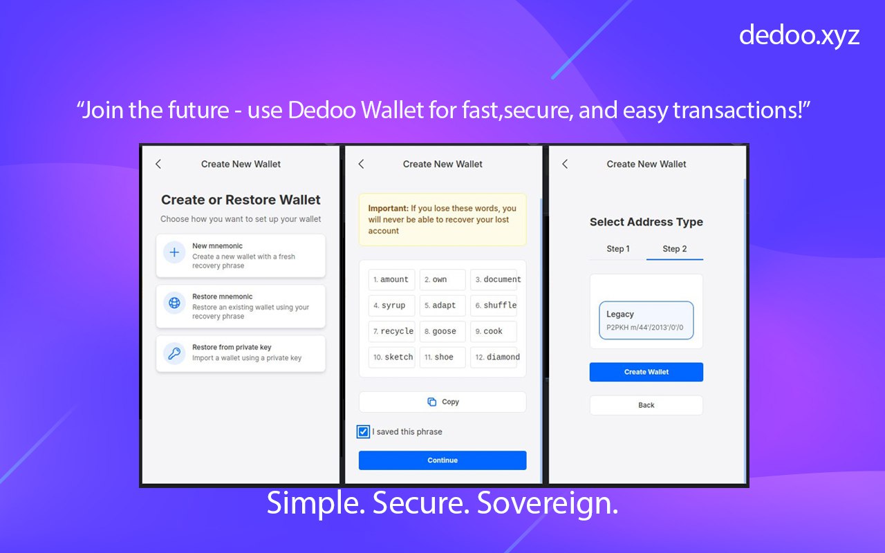 Dedoo Wallet - 截图 5