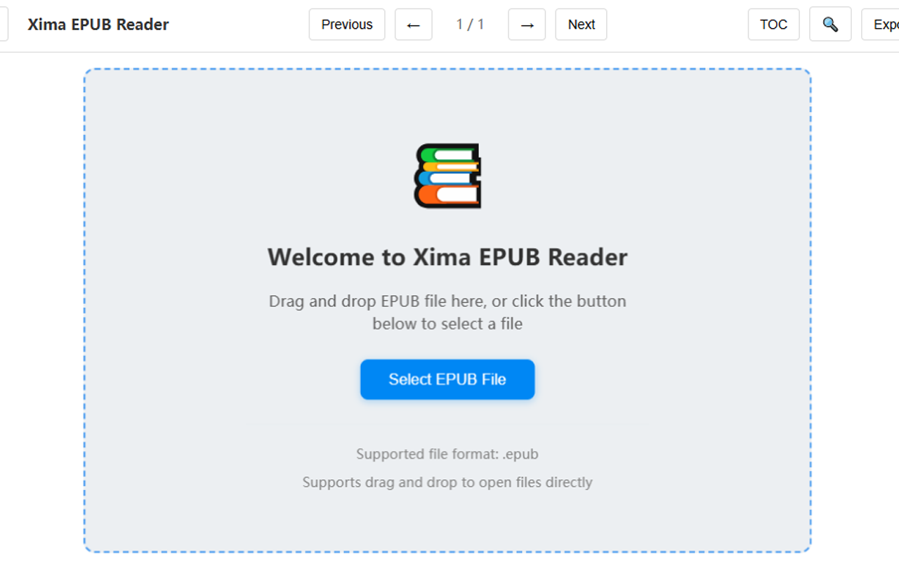 Xima EPUB Reader - 截图 1