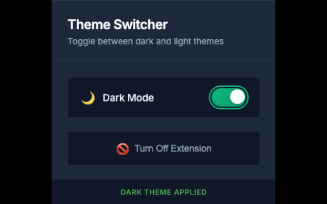 Theme Switcher - Dark/Light Mode - 截图 1