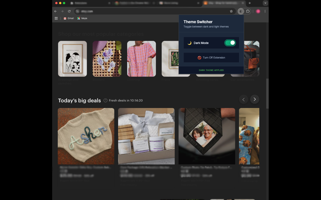 Theme Switcher - Dark/Light Mode - 截图 2