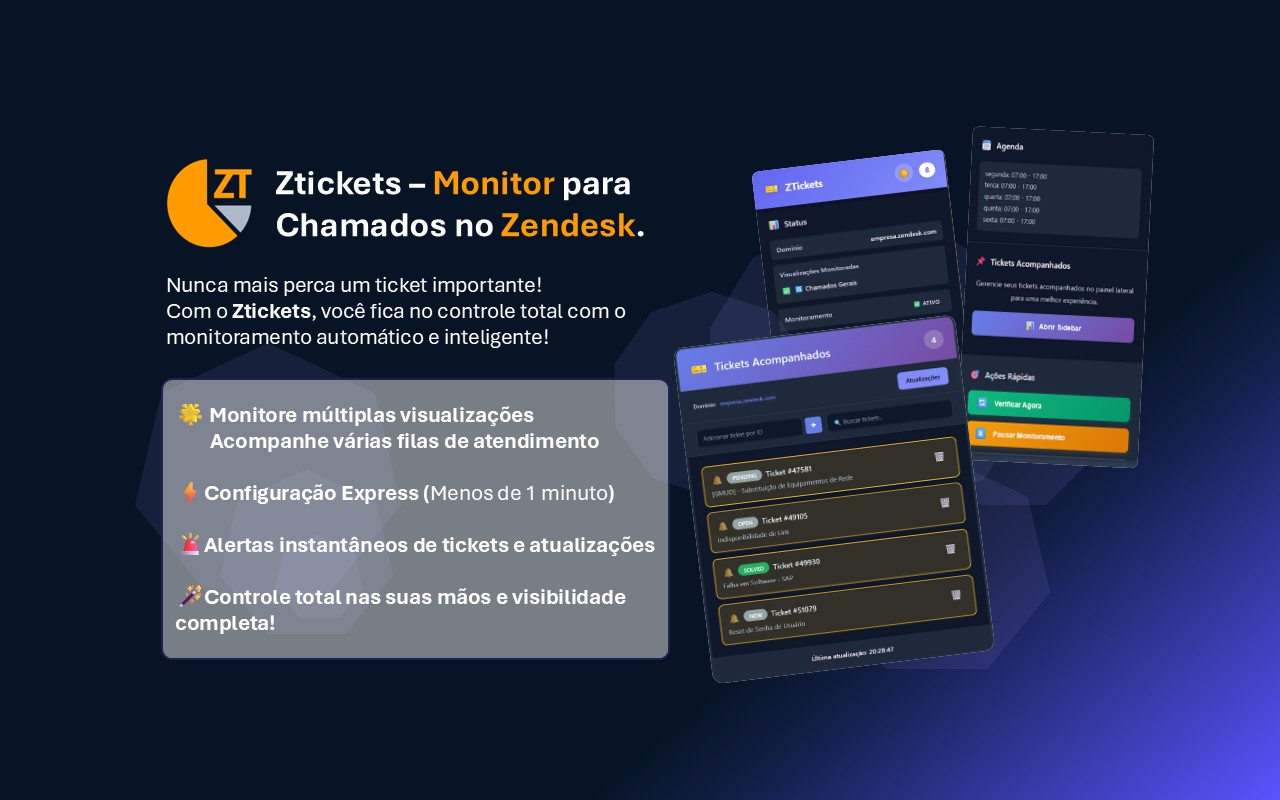 Zendesk Tickets Monitor - ZTickets - 截图 4