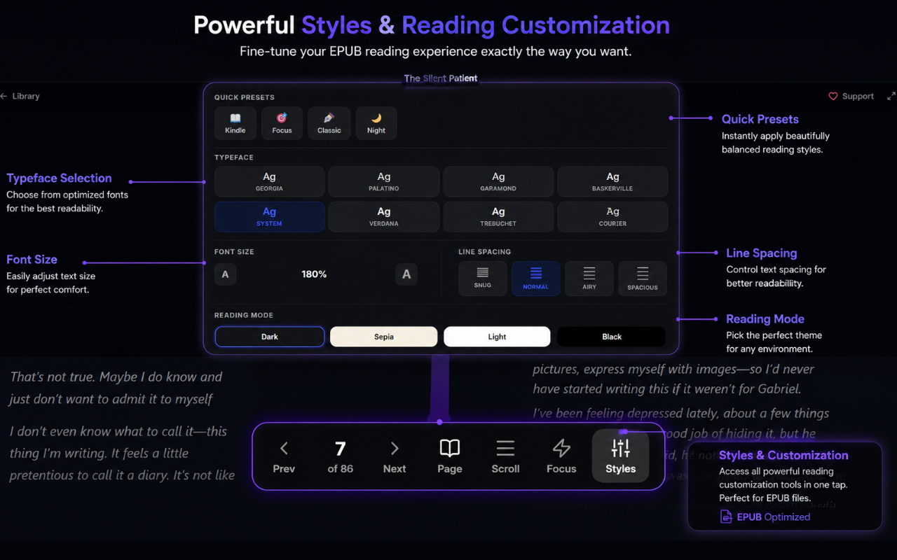 BookFlow - eBook & Comic Reader - 截图 2