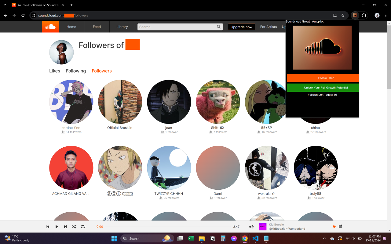 SoundCloud Growth Autopilot - 截图 2