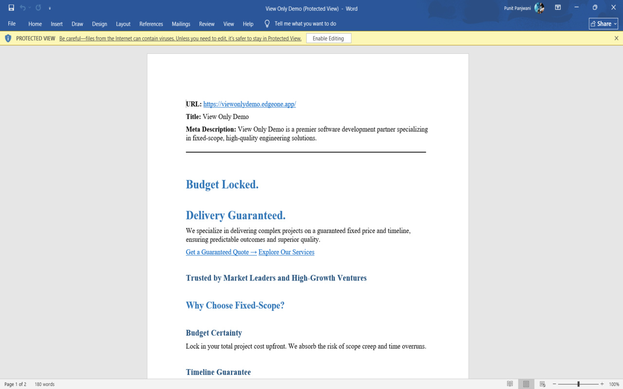 Save Page as Word (DOCX) – Text Content Extractor - 截图 3