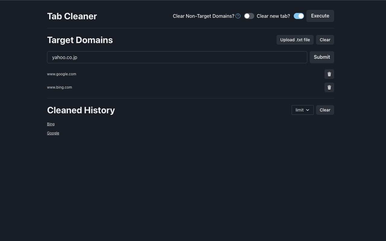 Tab Cleaner Extension - 截图 1
