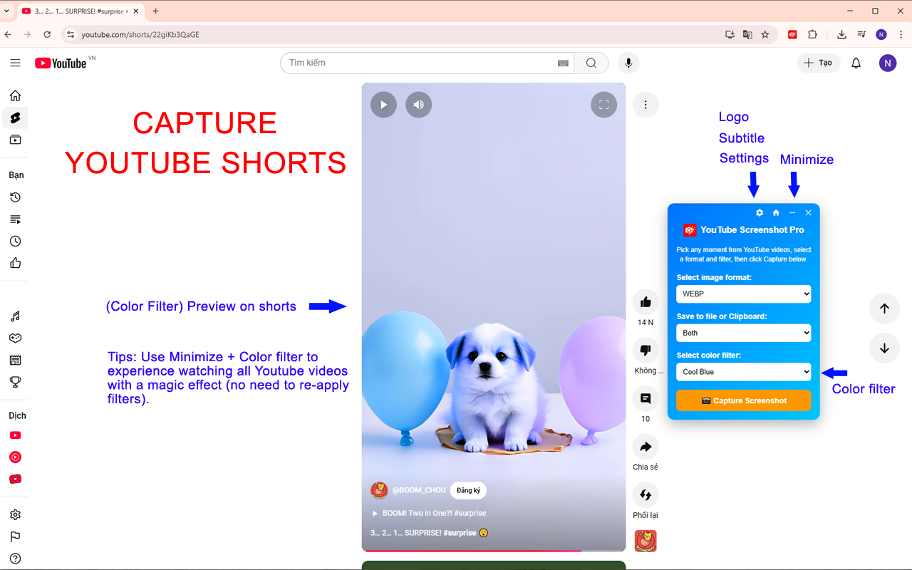 YouTube Screenshot Pro - 截图 3