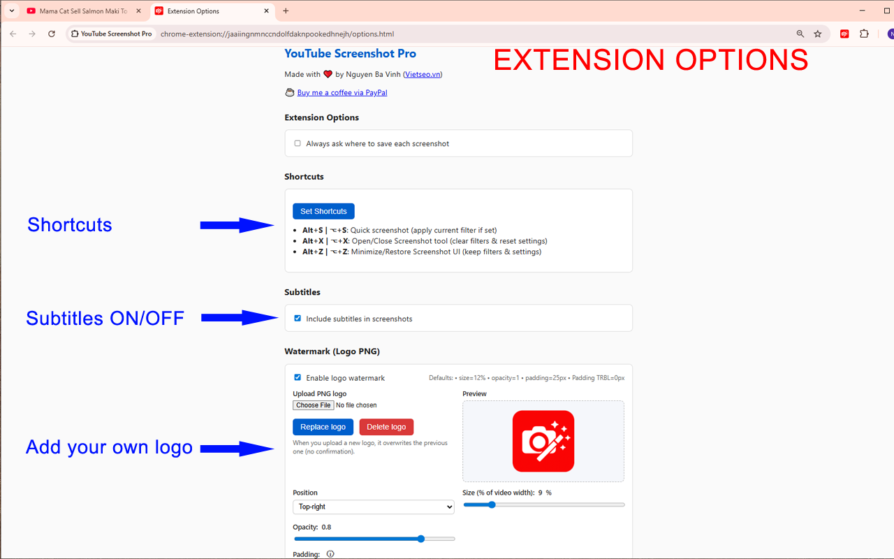 YouTube Screenshot Pro - 截图 4