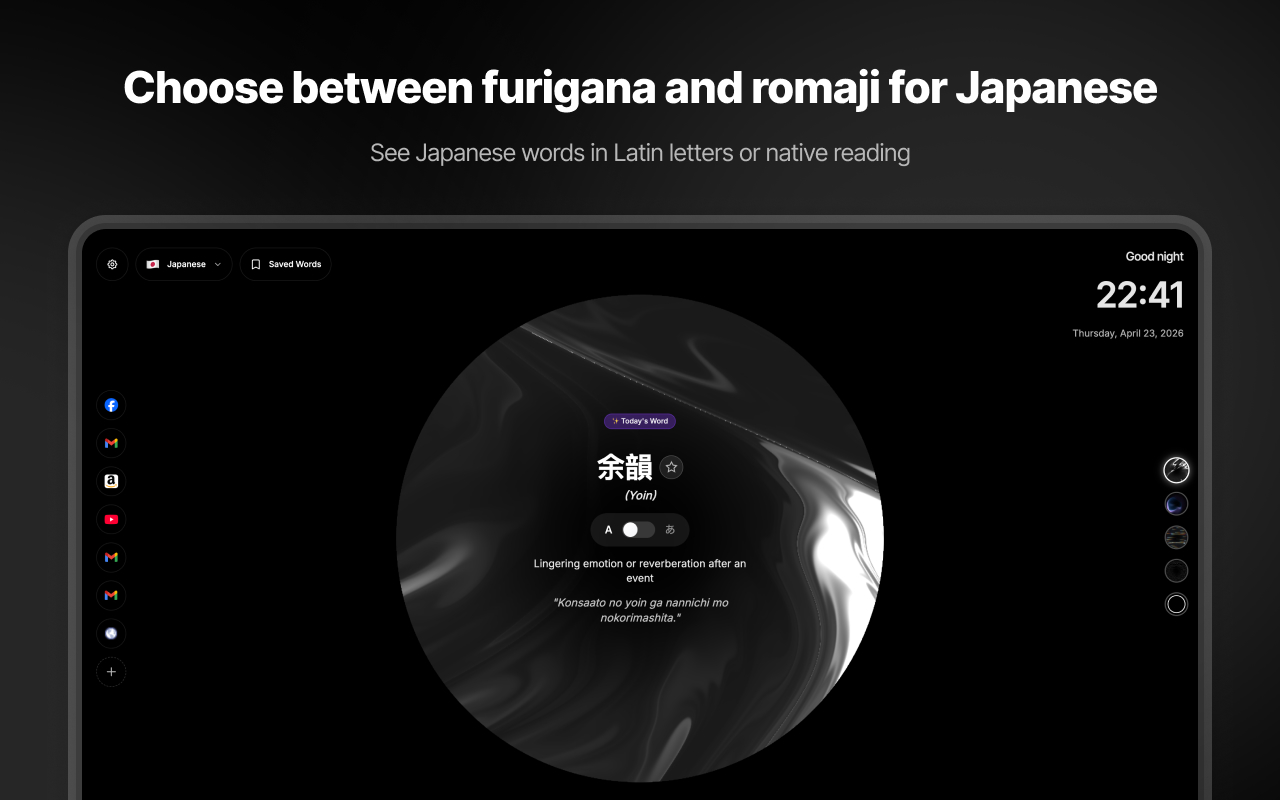 Lingua Tab — A New Word, Every New Tab - 截图 3