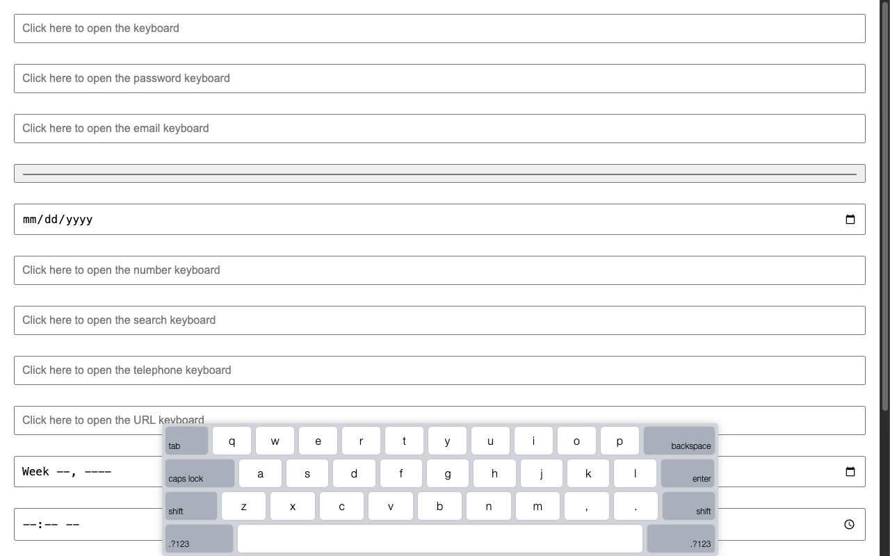 FluidKeys Virtual Keyboard - 截图 2