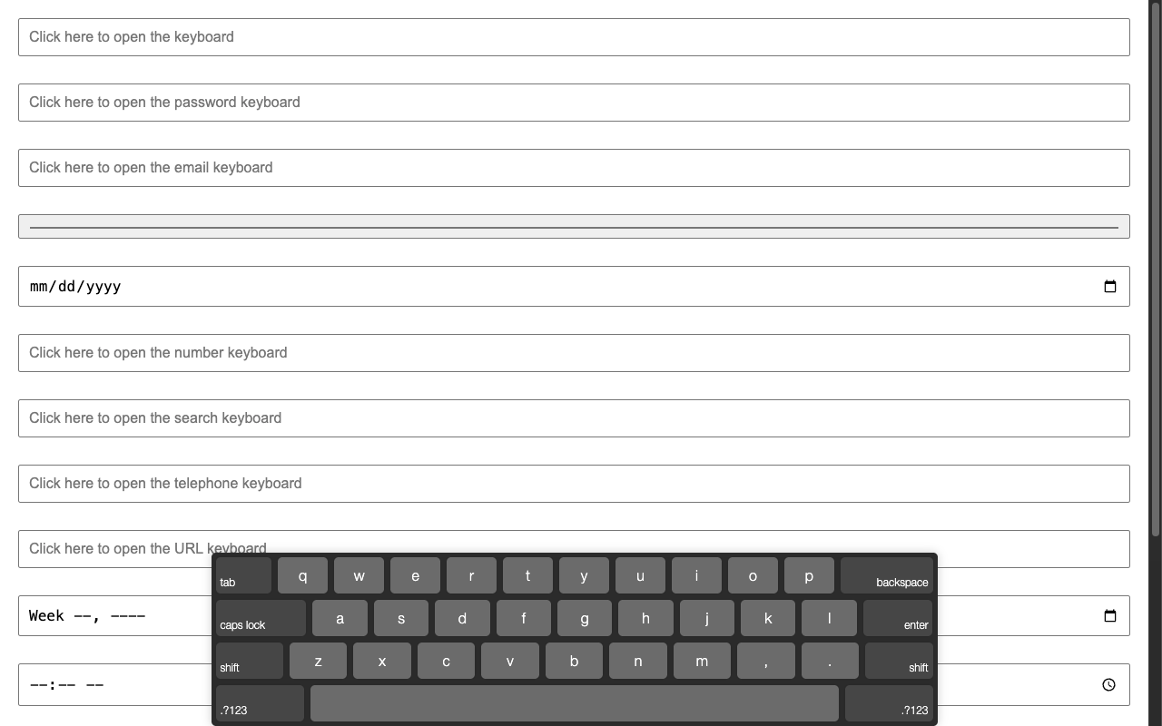 FluidKeys Virtual Keyboard - 截图 3