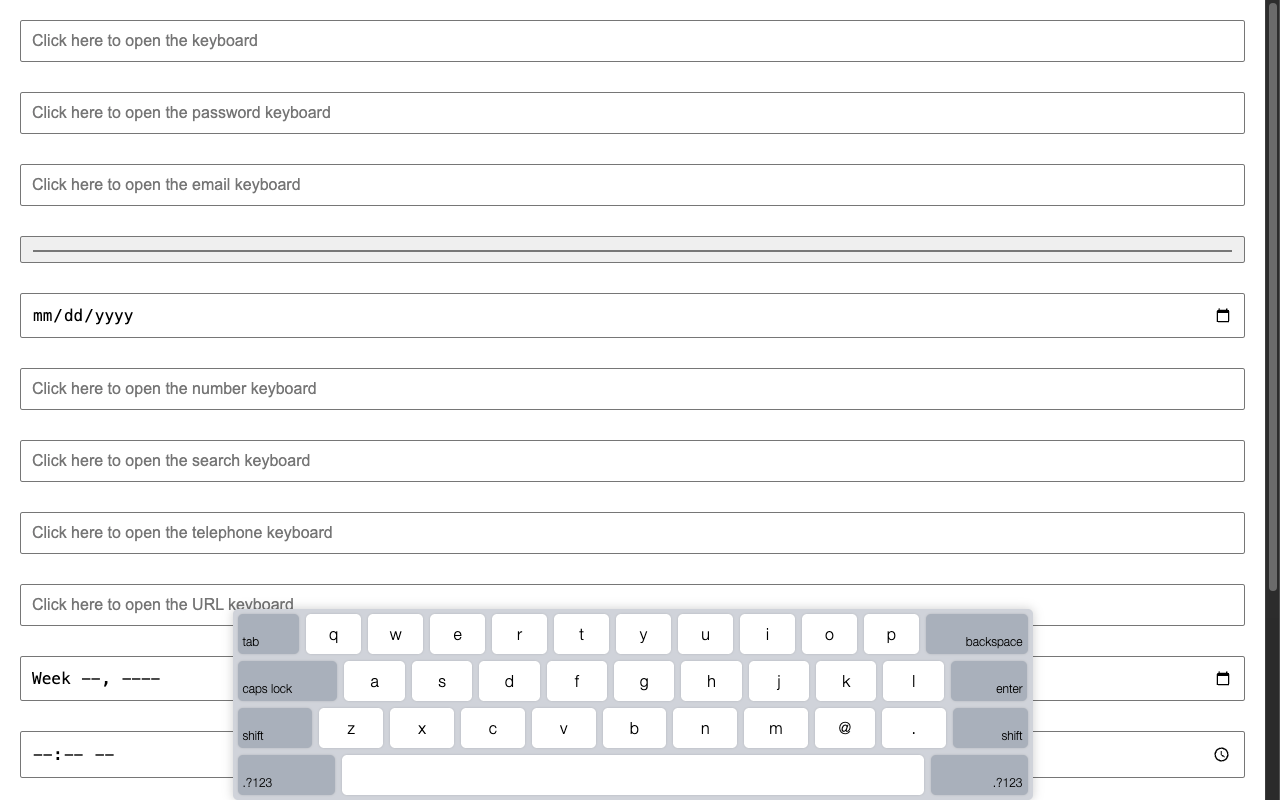 FluidKeys Virtual Keyboard - 截图 5